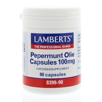 Lamberts Lamberts Pfefferminzöl 100 mg (90 vegetarische Kapseln)