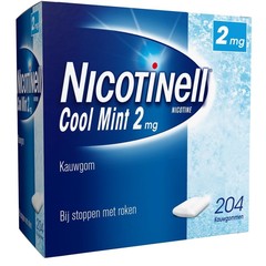 Nicotinell Kaugummi kühle Minze 2 mg (204 Stück)