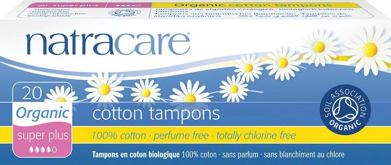 Natracare Natracare Baumwolltampons super+ (20 Stück)