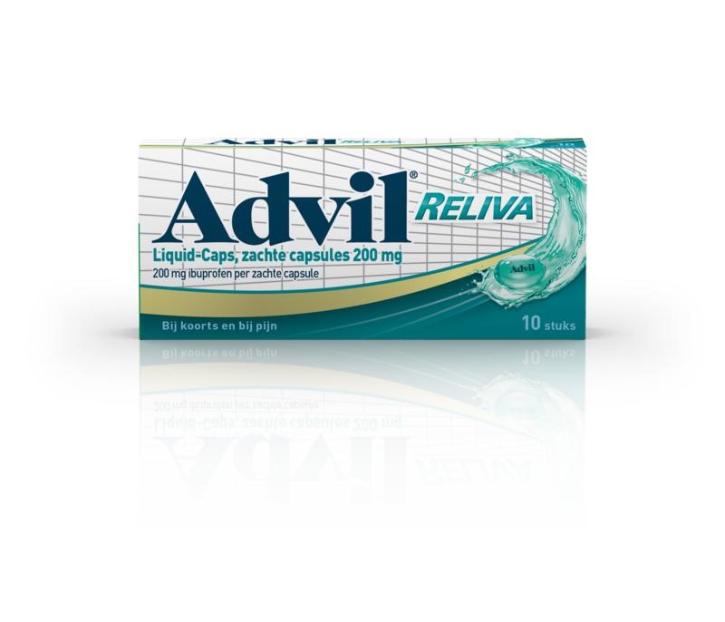 Advil Reliva Liquid Caps 200 (10 Caps)