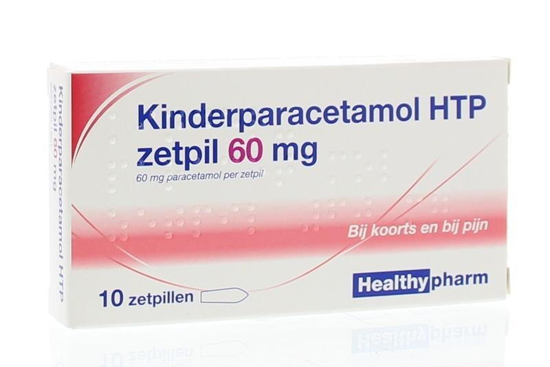 Healthypharm Healthypharm Paracetamol Kind 60 mg (10 Zäpfchen)