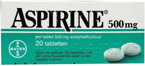 Aspirine 500 mg (20 Tab)