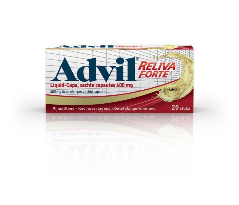 Advil Reliva Liquid Caps 400 mg (20 Caps)