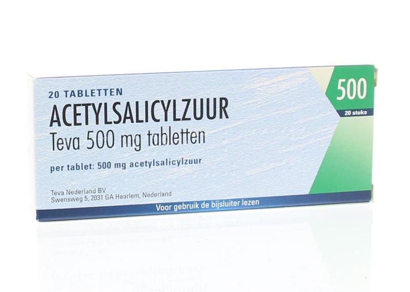 Teva Acetylsalicylsäure 500 mg (20 Tab)