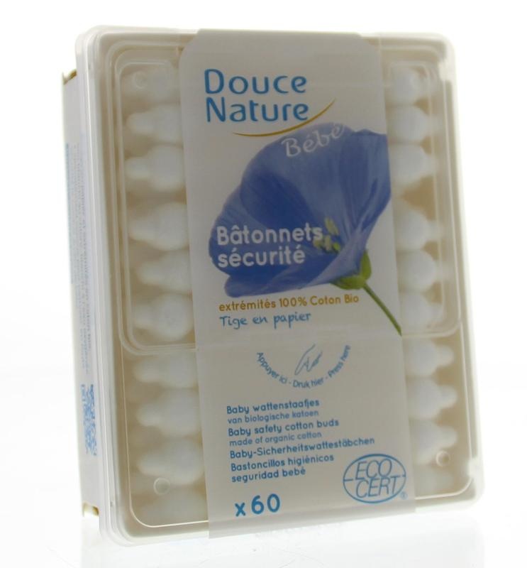 Douce Nature Baby Wattestäbchen Bio (60 Stück)