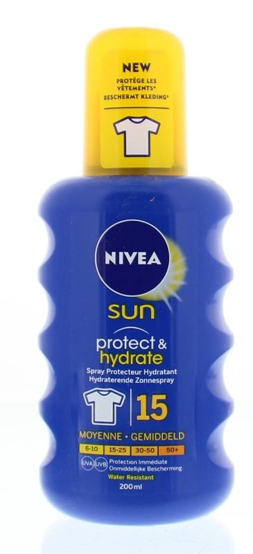 Nivea Sun Protect & Hydrate Sonnenspray SPF15 (200 Ml)