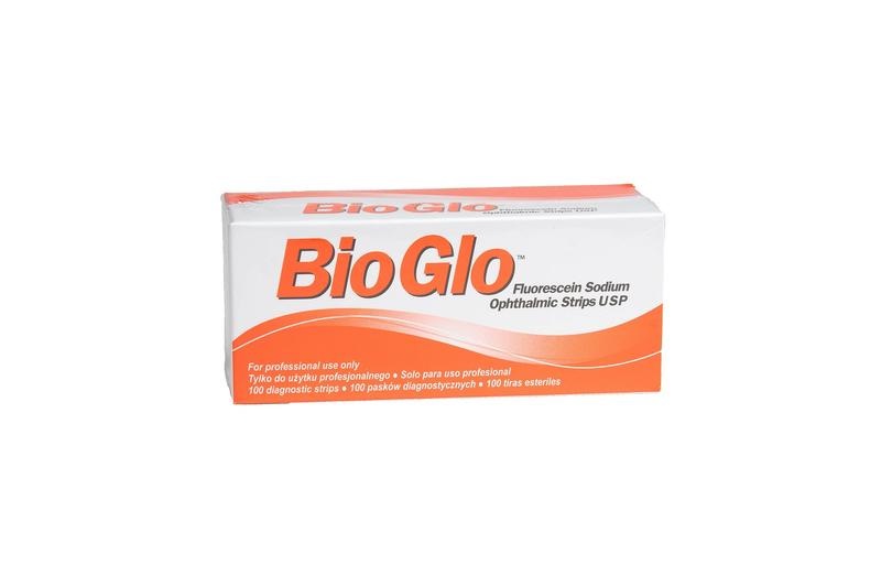 Bausch & Lomb Bioglo Fluoresceinstreifen (100 Stück)