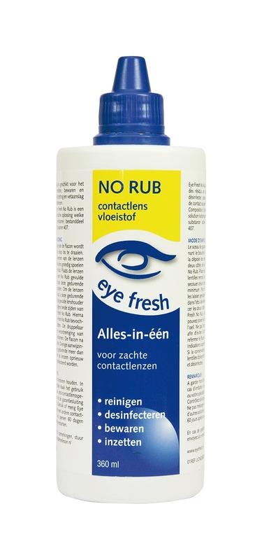 Eyefresh No rub all in 1 Flüssigkeit für weiche Linsen (360 Ml)