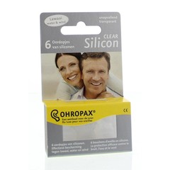 Ohropax Silikon klar (6 Stück)