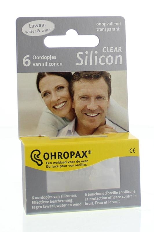 Ohropax Silikon klar (6 Stück)