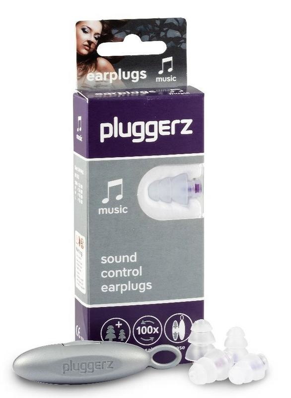 Pluggerz Musik-Ohrstöpsel (2 Paar)