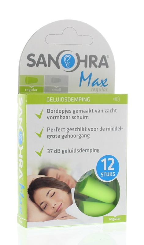 Sanohra Ohrstöpsel Foam Max Regular (6 Paar)