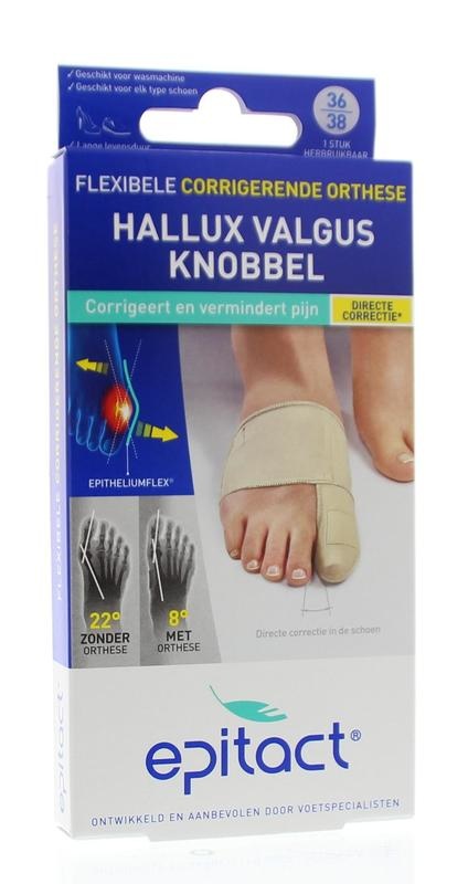 Epitact Hallux valgus Korrekturorthese 36/38 (1 Stück)