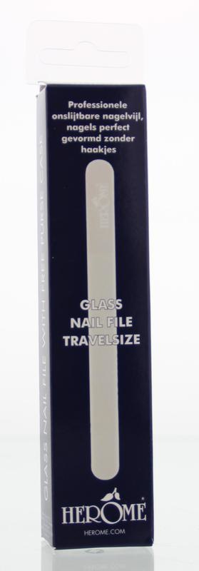 Herome Glasfeile in Reisegröße (1 Stück)