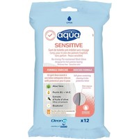 Aqua Aqua Waschlappen sensitiv (12 Stück)