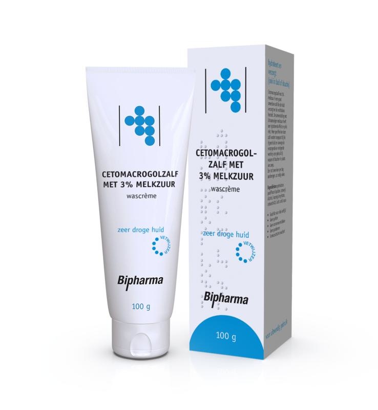 Bipharma Cetomacrogol-Salbe 3% Milchsäure (100 gr)
