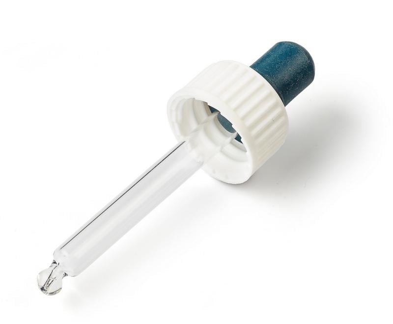 Blockland Pipette mit Glas für Fläschchen 10 bis 30 Ml (125 Stück)