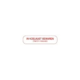 Blockland Streifenetikett Kühlschrank Nicht Gefrierschrank 30 x 7 mm (1000 Stück)