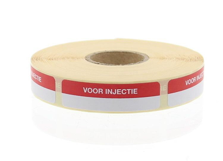 Blockland Streifenetikett für Injektion 44 x 11 mm (750 Stück)