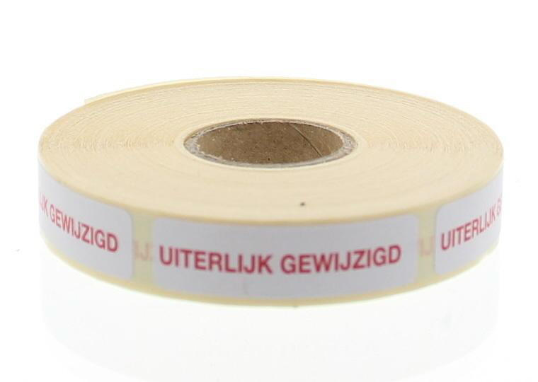 Blockland Streifenetikett Aussehen geändert 44 x 11 mm (750 Stück)