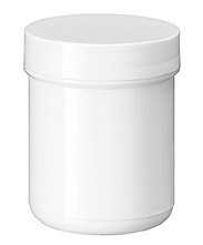 Blockland Salbendose weiß PP Plastobel mit Deckel 70 Ml (56 Stück)