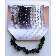 Steengoed Split Armband Onyx (1 Stück)