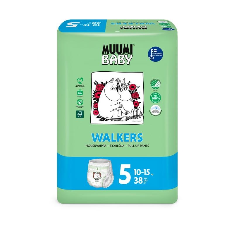 Muumi Baby Babywindelhose 5 10-15 kg (38 Stück)