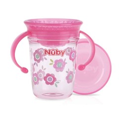 Nuby Wunderbecher 240 ml rosa ab 6 Monaten (1 Stück)