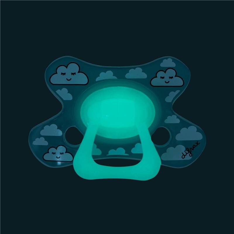 Difrax Schnuller dental 6+ glow in the dark (1 Stück)