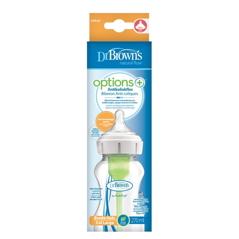 Dr Brown's Optionen + Weithalsflasche 270 Ml 1 Stck 1 Stück