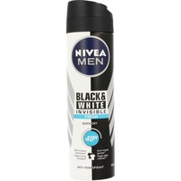Nivea Nivea Men Deo Spray Invisible Black & White Fresh (150 ml)