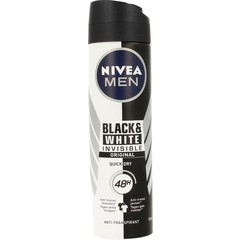 Nivea Men Deo Spray unsichtbar schwarz & weiß (150 ml)