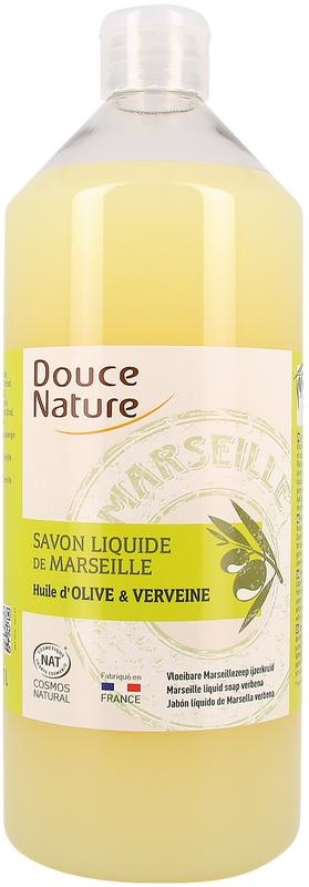 Douce Nature Seife Marseille flüssiges Eisenkraut/Eisenkraut bio (1 Liter)