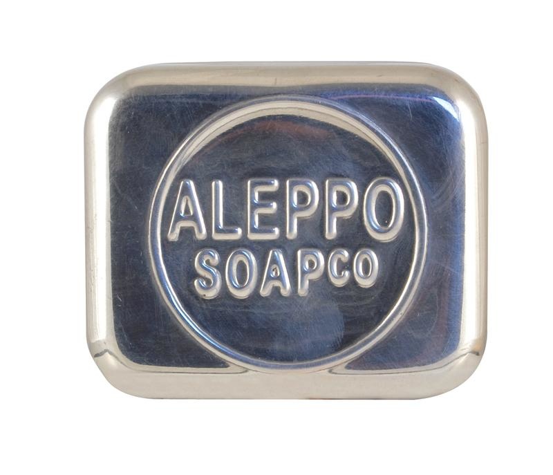 Aleppo Soap Co Seifendose Aluminium leer für Aleppo-Seife (1 Stück)