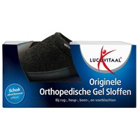 Lucovitaal Lucovitaal Orthopädische Gel-Slipper schwarz 40-41 (1 Paar)