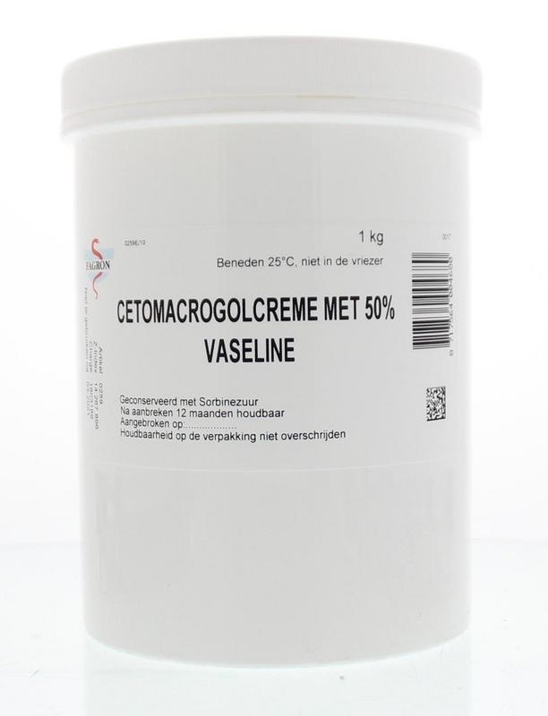 Fagron Fagron Cetomacrogol-Creme 50 % Vaseline (1 Kilogramm)