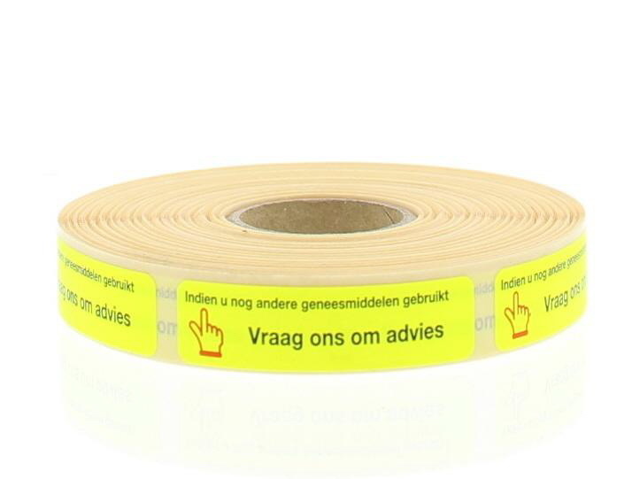 Blockland Blockland Streifenetikett, wenn Sie andere Arzneimittel verwenden (750 Stück)