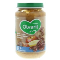 Olvarit Olvarit Kidneybohnen Apfel Rindfleisch Kartoffel 8M00 (200 gr)