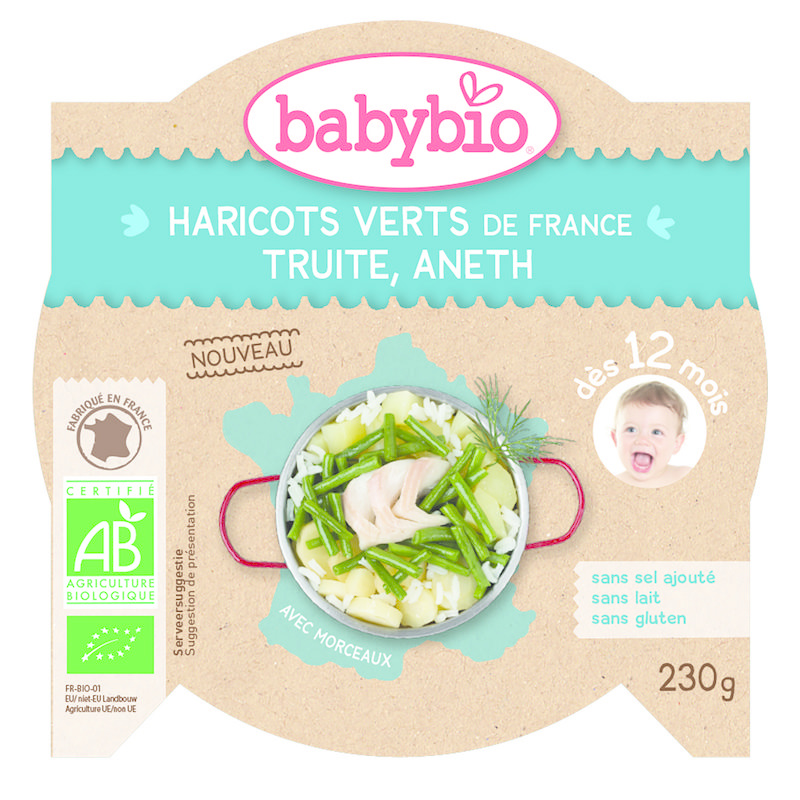 Babybio Babybio Mon petit flache Bohnenforelle bio (230 gr)