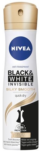 Nivea Nivea Deo Black & White Silky Smooth Spray (150 Ml)