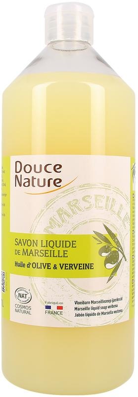 Douce Nature Douce Nature Seife Marseille flüssiges Eisenkraut/Eisenkraut bio (1 Liter)
