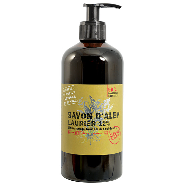 Aleppo Soap Co Aleppo Soap Co Alepposeife 12% Lorbeer mit Pumpe (500 Ml)