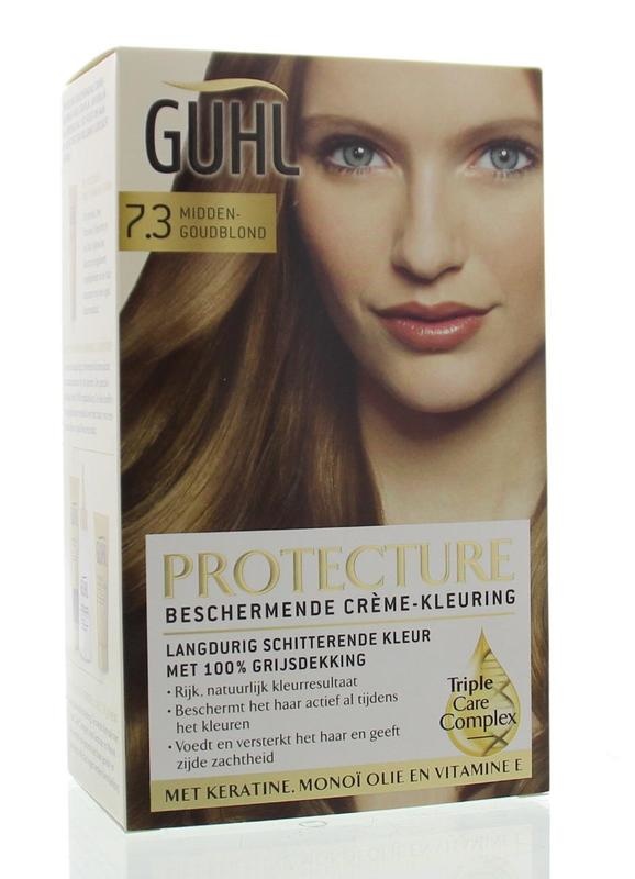 Guhl SchutzCreme Coloration 7.3 Mittelgoldblond (1 Set)