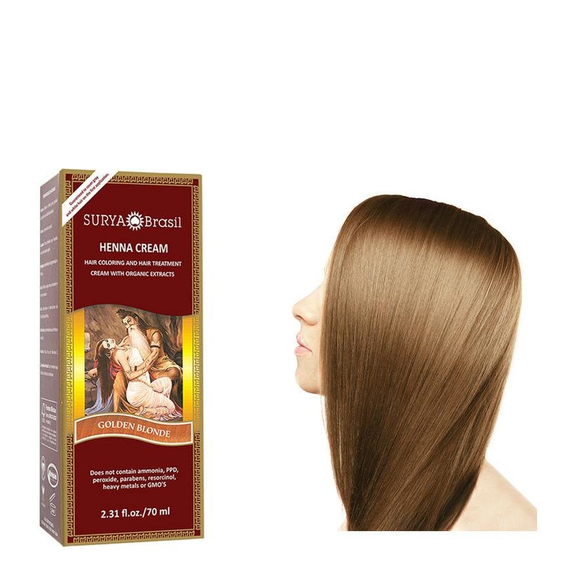 Surya Brasil Henna HaarfärbeCreme Goldblond (70 Ml)