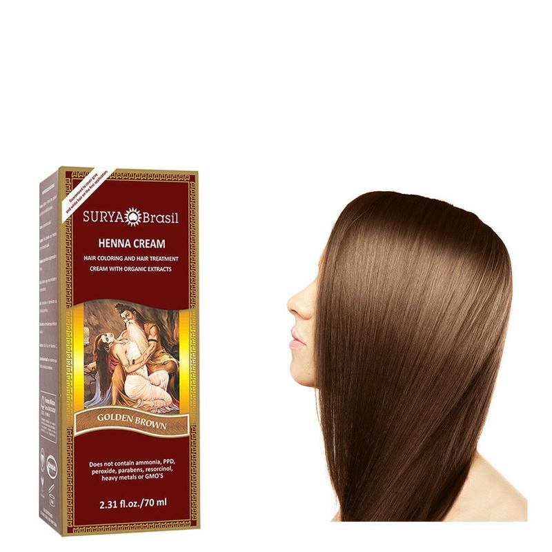 Surya Brasil Henna HaarfärbeCreme goldbraun (70 Ml)