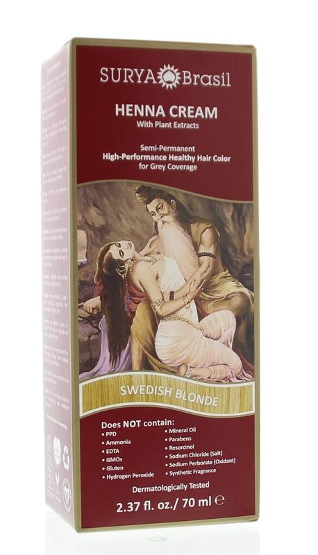 Surya Brasil Henna Haarfärbemittel schwedisch blond 50 Gramm 50 Gramm