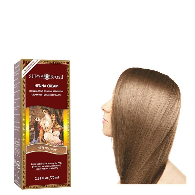Surya Brasil Henna HaarfärbeCreme aschblond (70 Ml)
