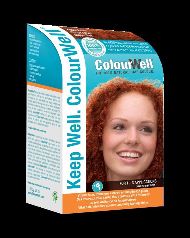 Colourwell 100% natürliche Haarfarbe Kupferrot (100 gr)