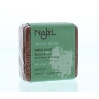Najel Najel Aleppo-Seifenpeeling roter Ton (100 gr)