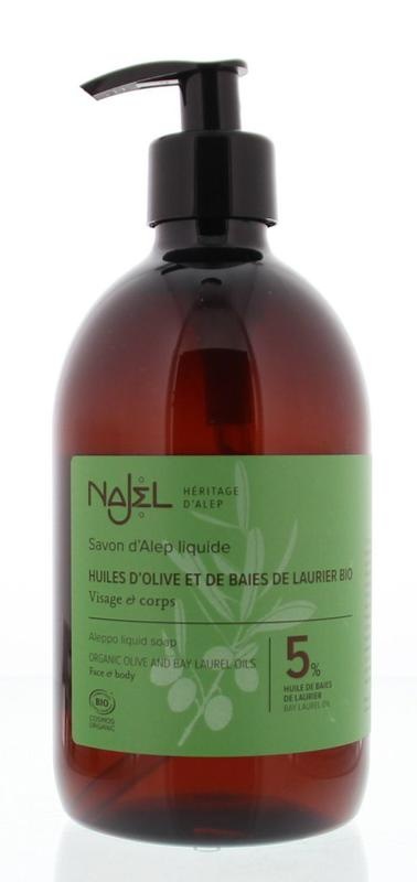Najel Najel Aleppo Seifenflüssigkeit Pumpflasche (500 ml)